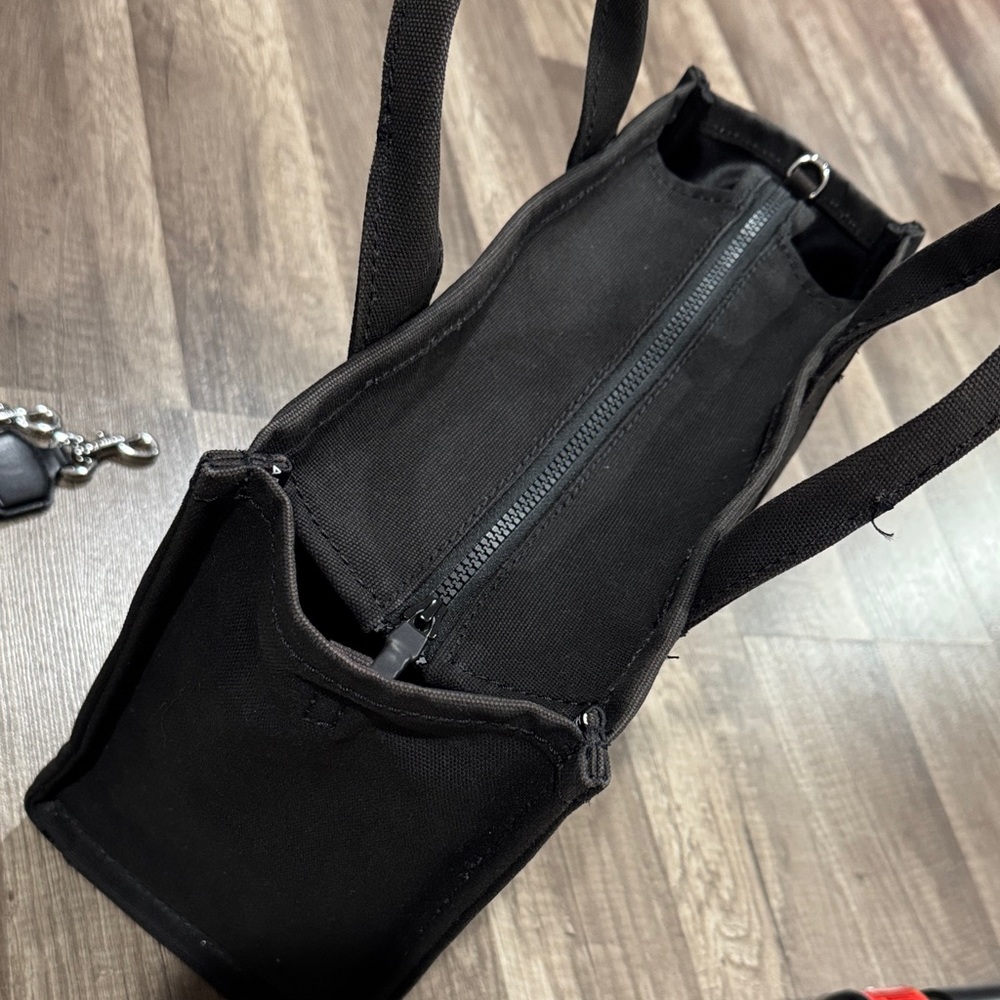 Marc Jacobs Small Black Tote with White Lettering - Picture 7 of 12